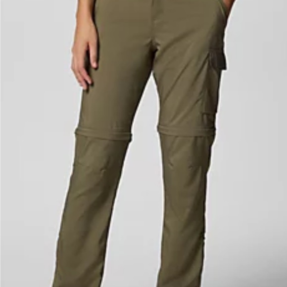 Columbia Pants - COLUMBIA LESLIE FALLS CONVERTIBLE PANT - WOMEN'S size 8 olive green